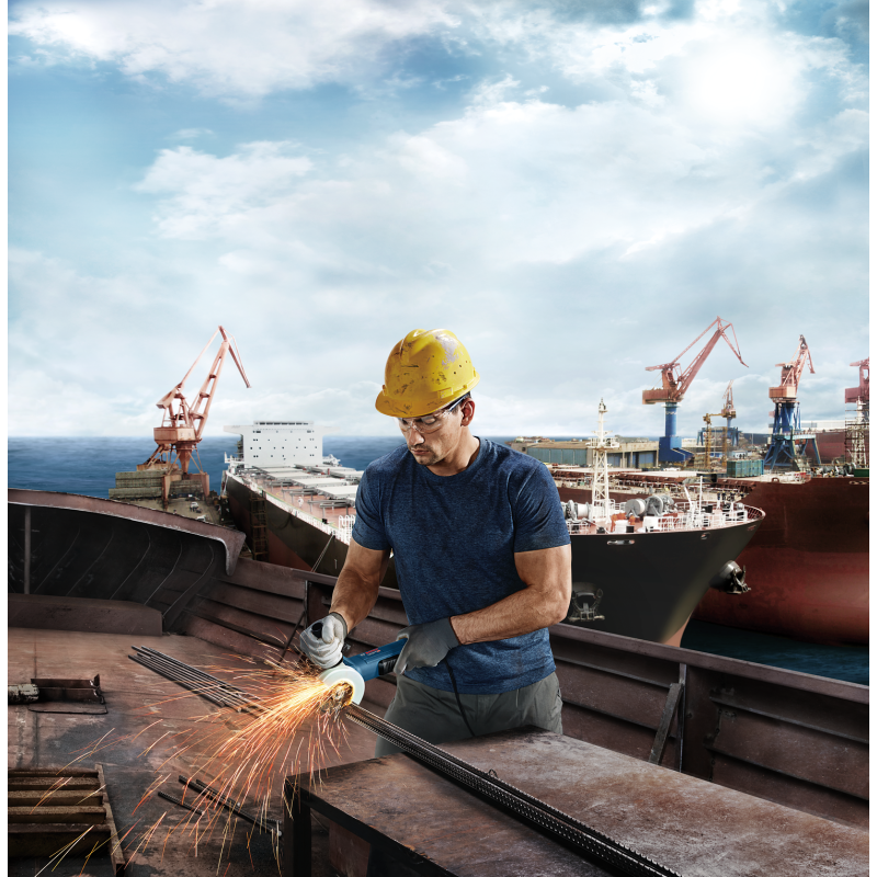 Bosch GWX 9-115 X-Lock Avuç Taşlama