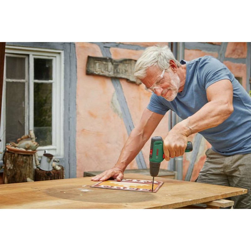Bosch EasyDrill 1200 + GAL 1210 CV + Aksesuar Seti (Çift Akü, 2x1,5 Ah)