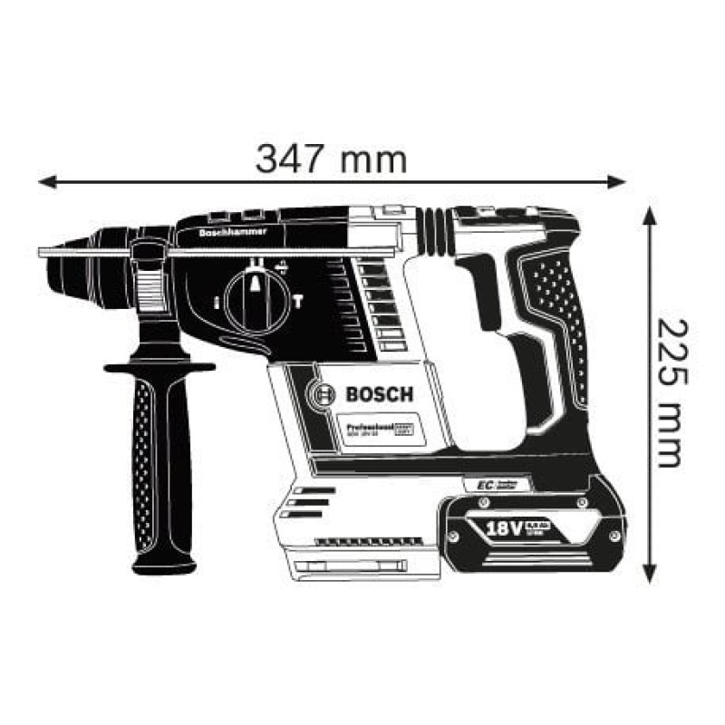 Bosch GBH 18V-26 F Akülü Kırıcı Delici
