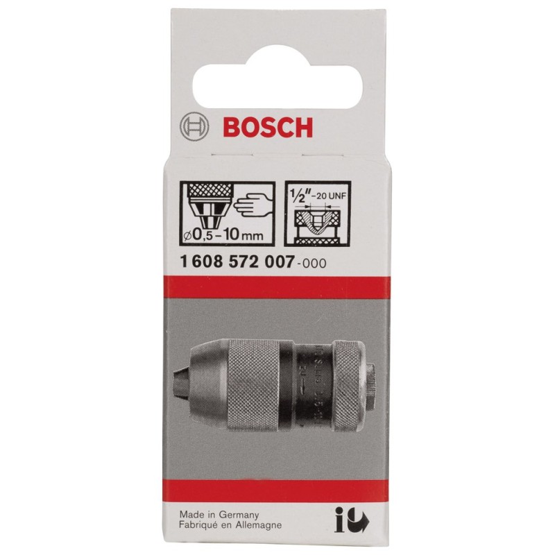 Bosch Anahtarsız Mandren ½ -20UNF> Ø0,5-10 mm