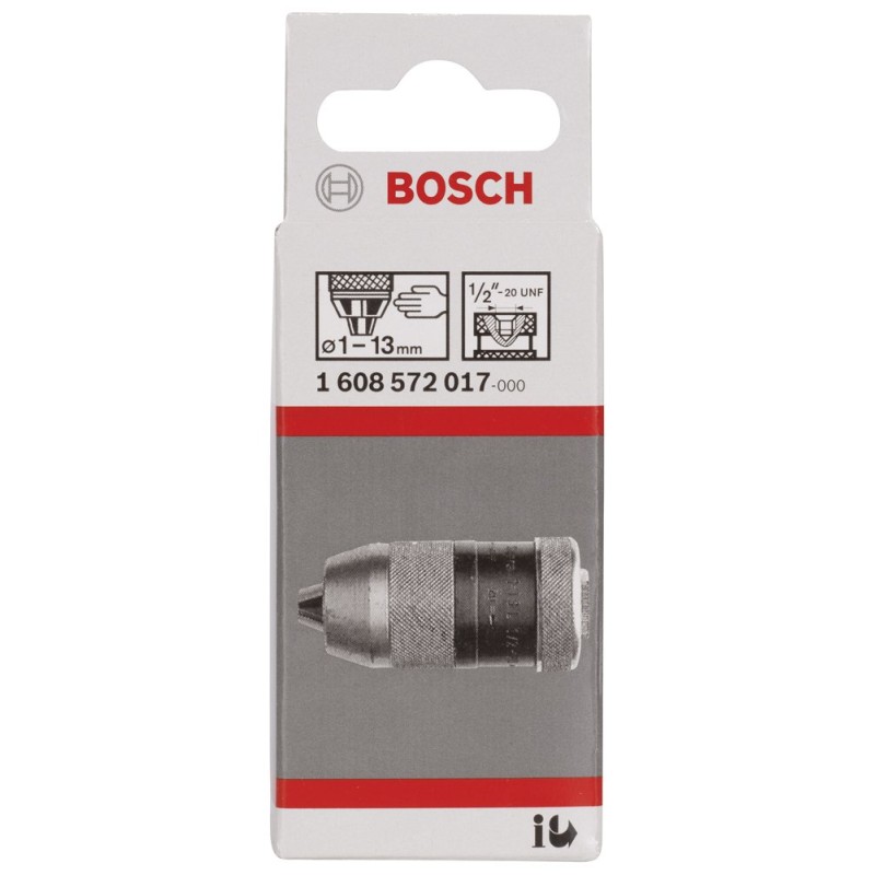 Bosch Anahtarsız Mandren ½ -20UNF> Ø1-13 mm
