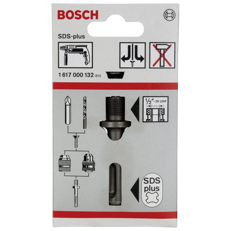 Bosch Mandren Adaptörü SDS-Plus > ½ -20 UNF