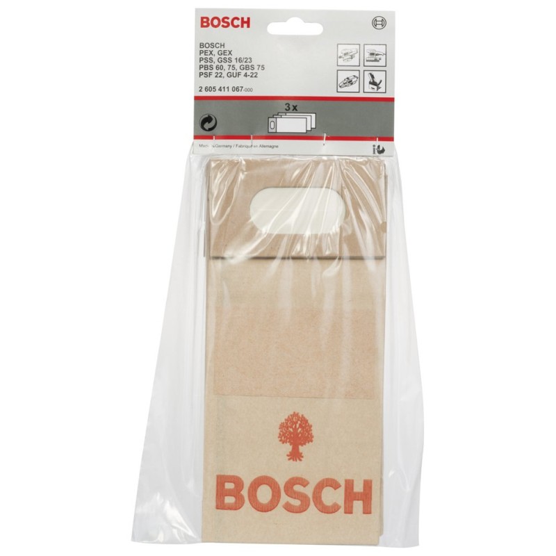 Bosch Dahili Toz Torbası (3xKağıt)(Zımp&Freze)