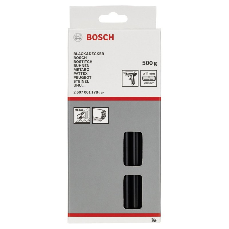 Bosch Tutkal Çubuğu Siyah 11*200mm 500gr