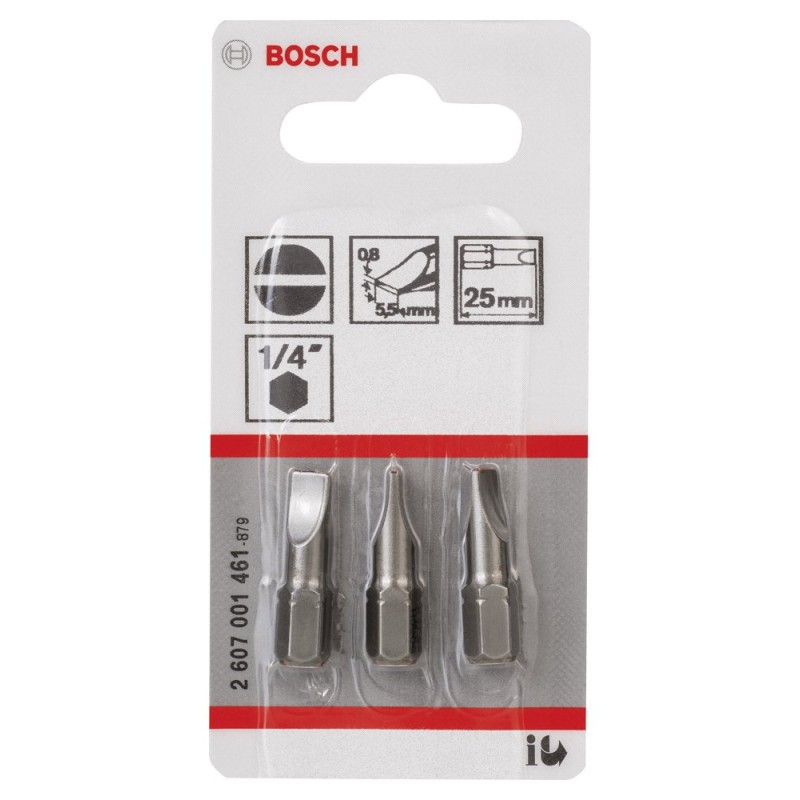 Bosch ExtraHard Vidalama Ucu S0,8x5,5*25mm 3lü