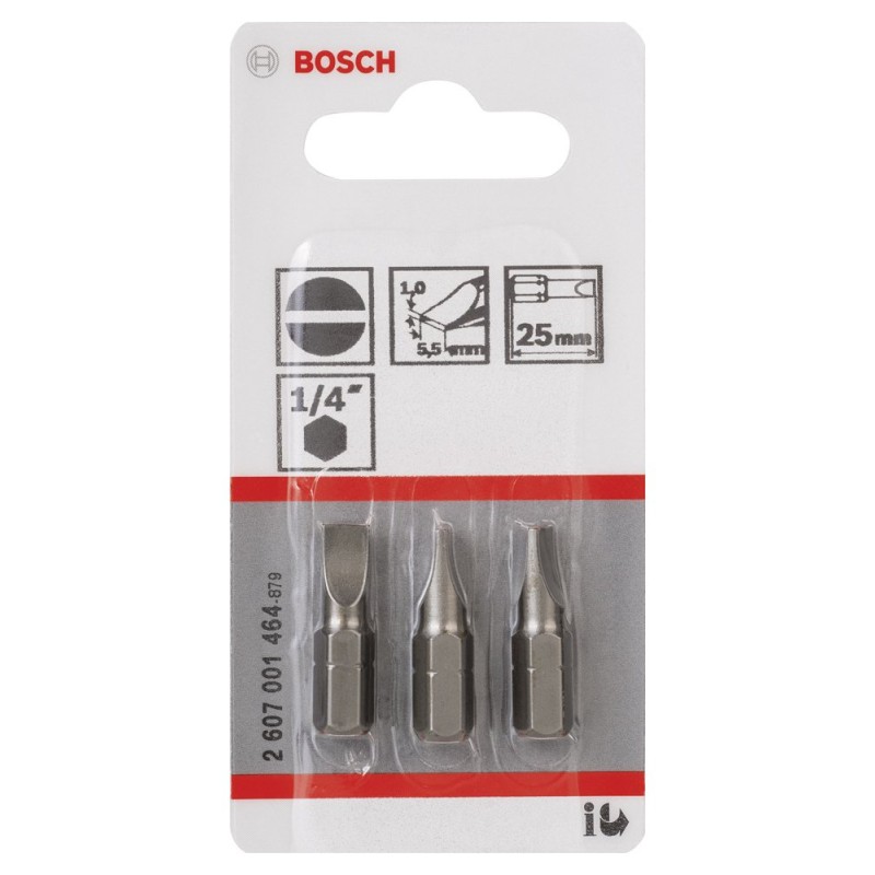Bosch ExtraHard Vidalama Ucu S1,0x5,5*25mm 3lü