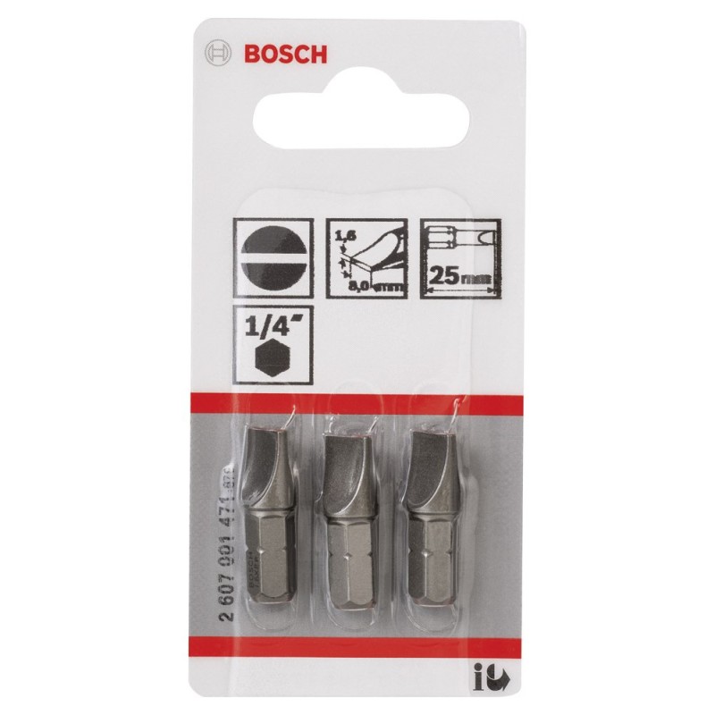 Bosch ExtraHard Vidalama Ucu S1,6x8,0*25mm 3lü