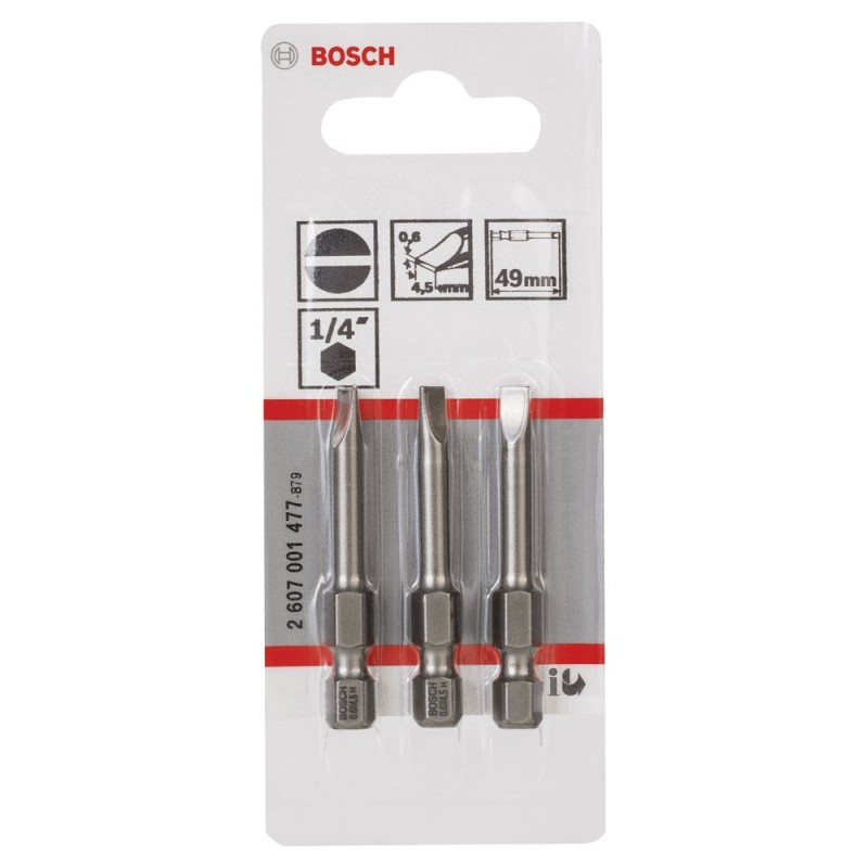 Bosch ExtraHard Vidalama Ucu S0,6x4,5*49mm 3lü