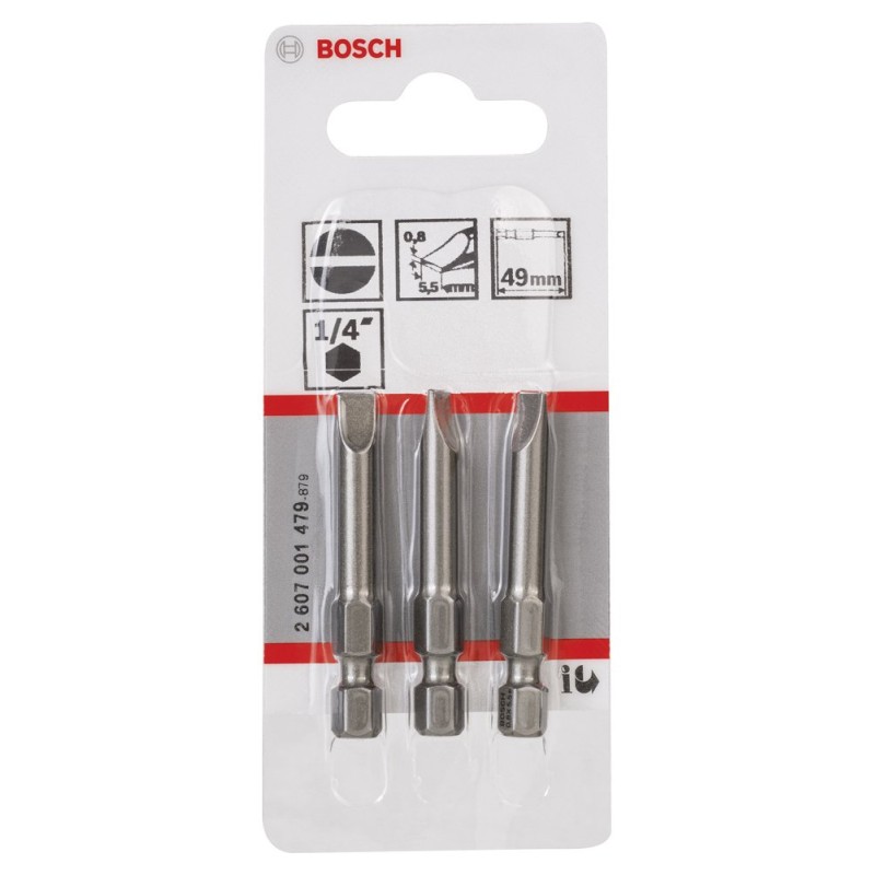 Bosch ExtraHard Vidalama Ucu S0,8x5,5*49mm 3lü