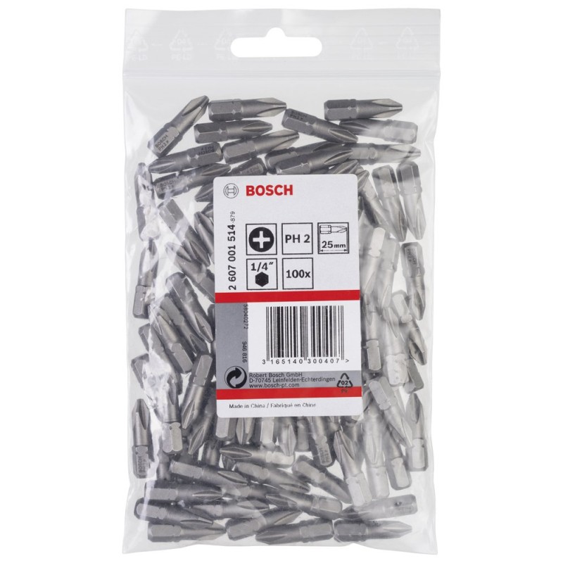 Bosch ExtraHard Vidalama Ucu PH2*25 mm 100 lü