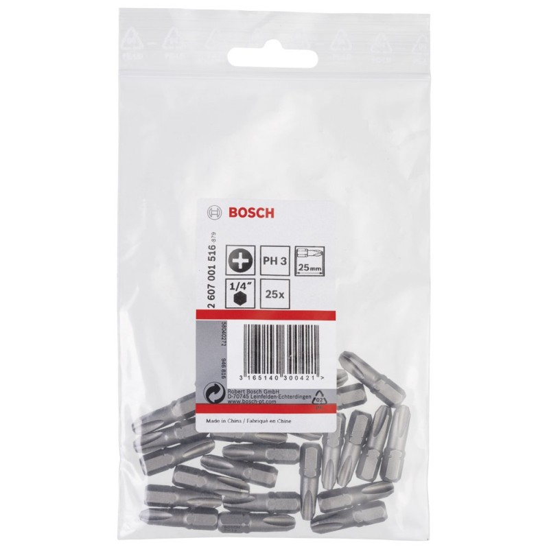 Bosch ExtraHard Vidalama Ucu PH3*25 mm 25 li