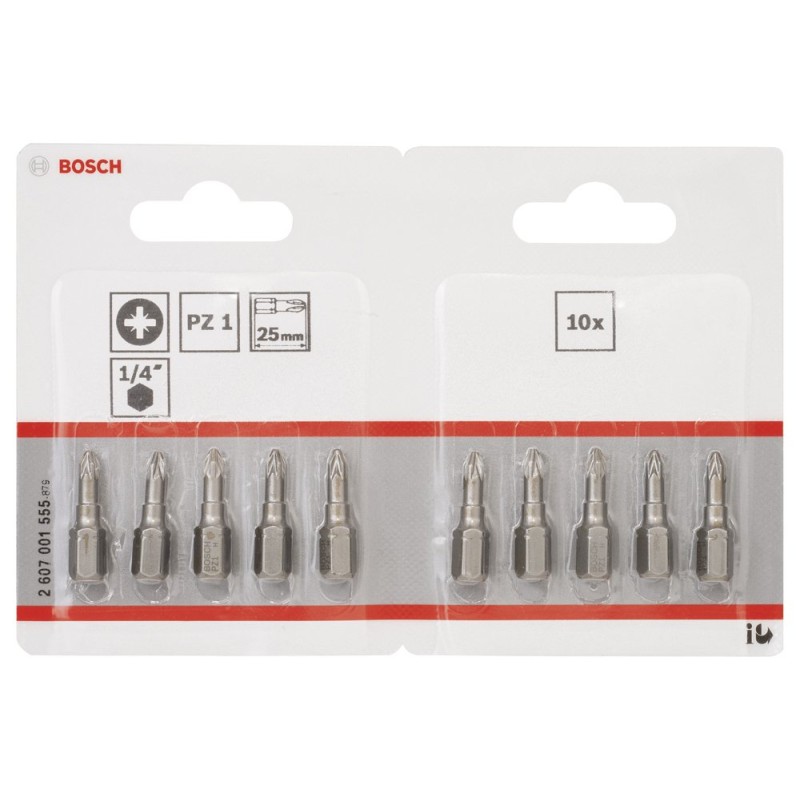 Bosch ExtraHard Vidalama Ucu PZ1*25 mm 10 lu