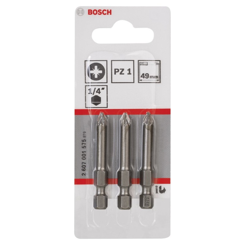Bosch ExtraHard Vidalama Ucu PZ1*49 mm 3 lü