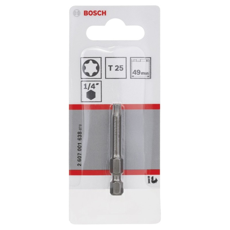 Bosch ExtraHard Vidalama Ucu T25*49 mm 1 li