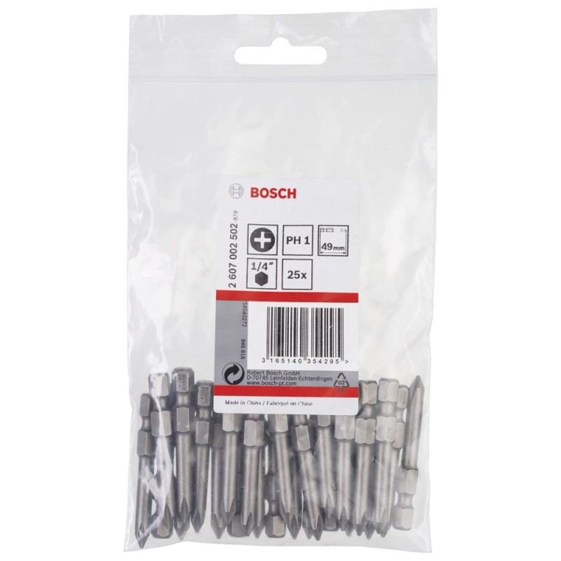 Bosch ExtraHard Vidalama Ucu PH1*49 mm 25 li