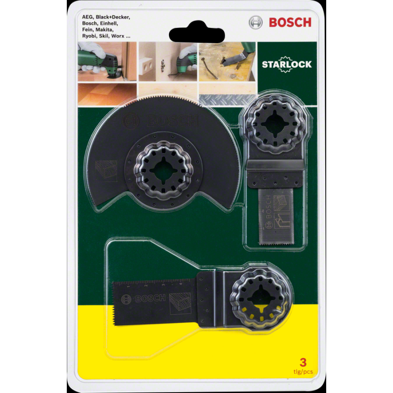 Bosch DIY-P Starlock Testere Ahşap Seti 3 lü