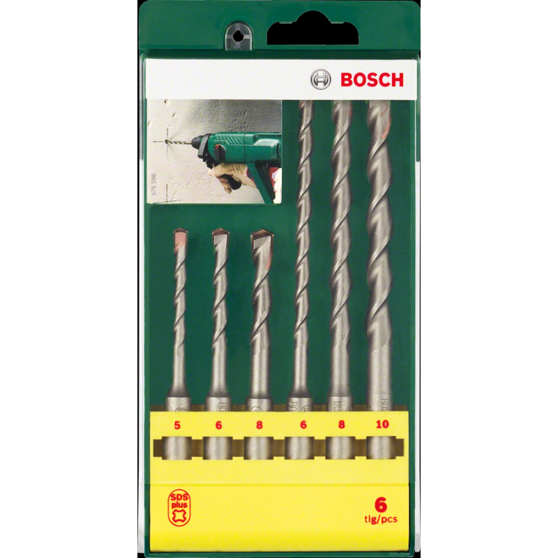Bosch DIY-P SDS-Plus K-Delici Uç 6lı Set Ø5-10