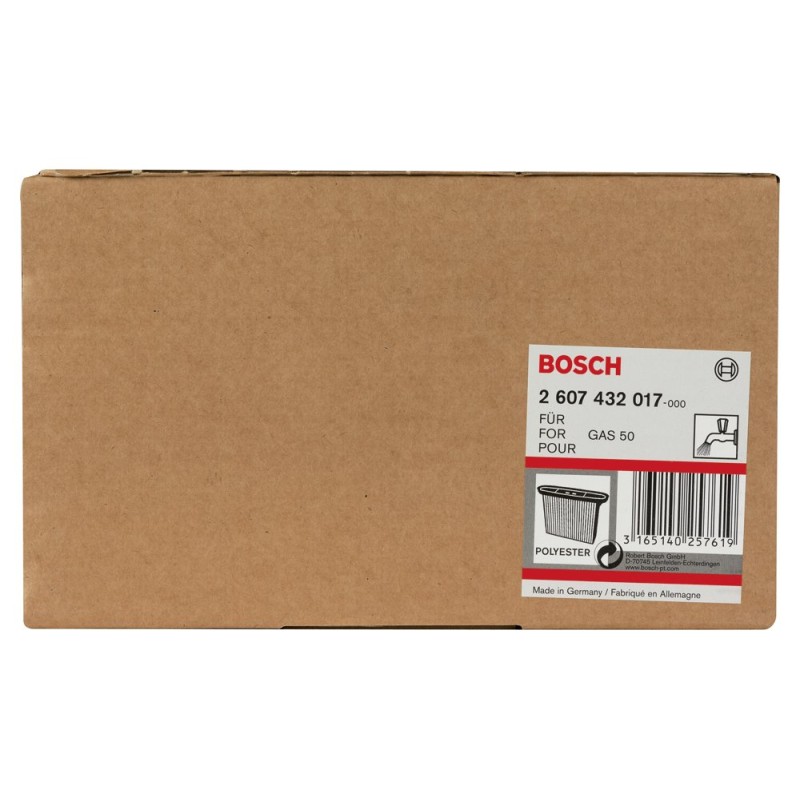 Bosch Süpürge Filtre (PES-Kanallı) GAS50/50M