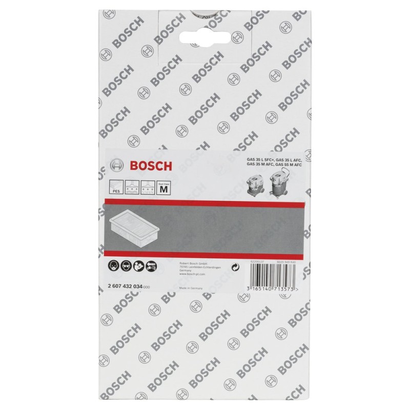 Bosch Süpürge Filtre (Kanallı) GAS35/55