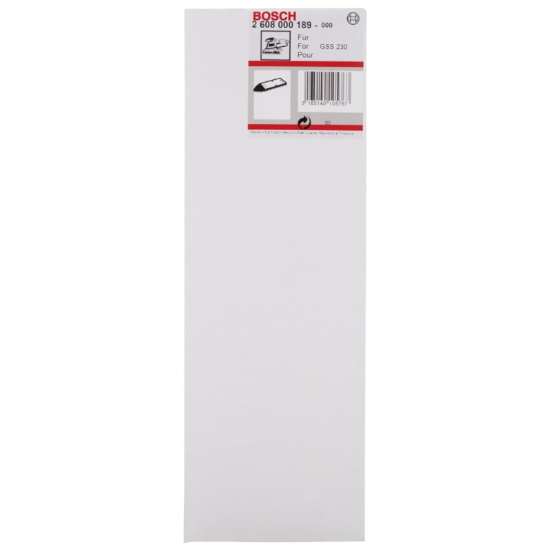 Bosch Zımpara Tabanı Uz. D+93*185mm GSS230A/AE