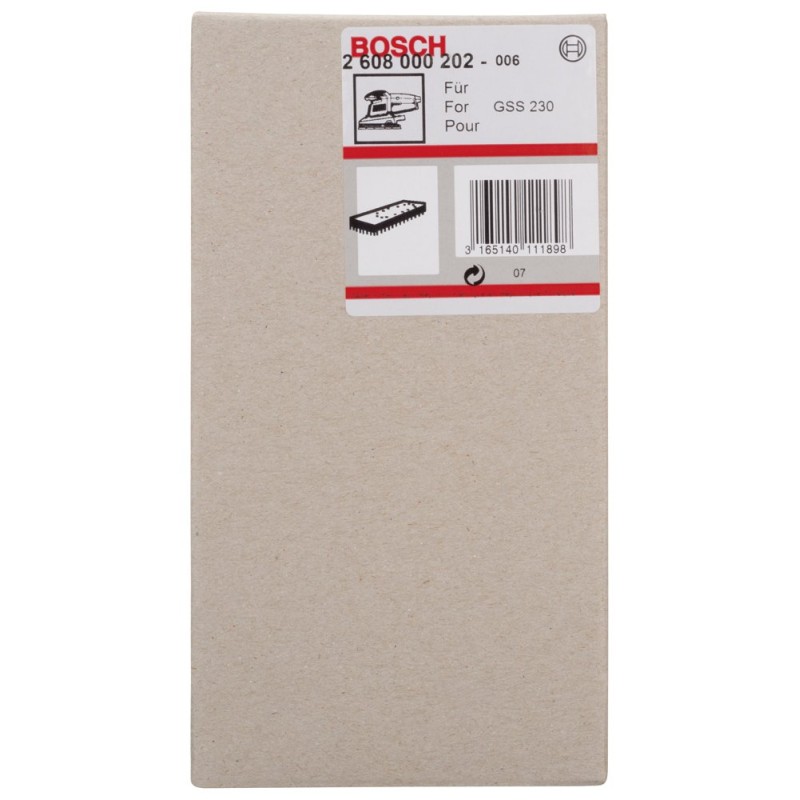 Bosch Zımpara Tabanı 93*185mm GSS230A/AE