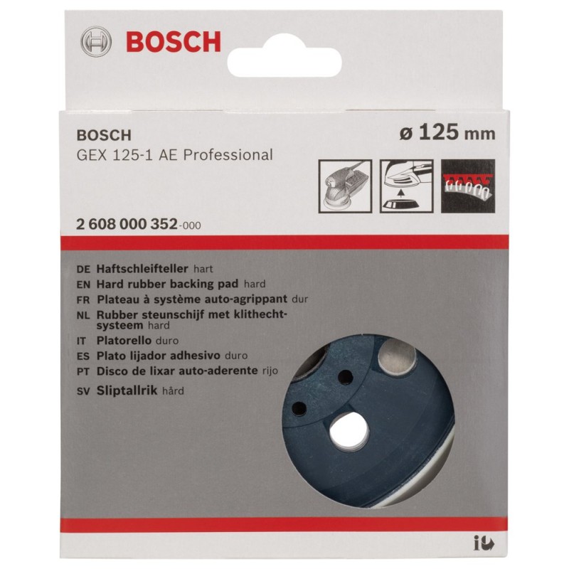 Bosch Zımpara Tabanı 8D-S 125mm GEX125-1AE