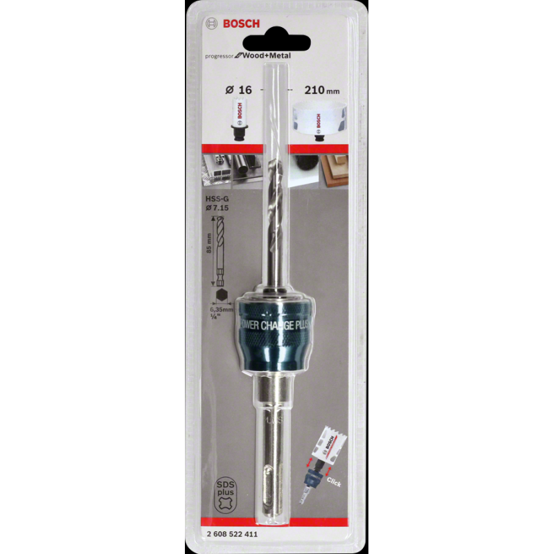 Bosch PC-Plus Panç Adaptör pW&M HSSG 85mm ØSDS