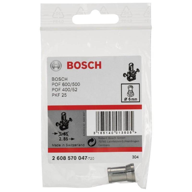 Bosch Penset Ø6mm Somunsuz GGS27/C,POF500/600…