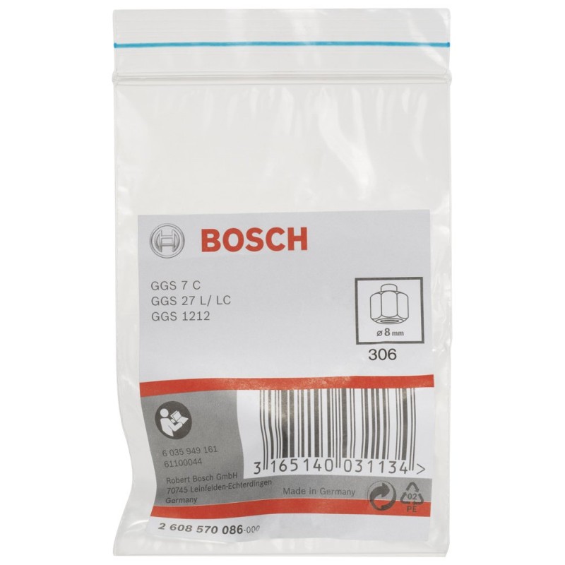 Bosch Penset Ø8mm Somunlu GGS7C/27L/LC/1212…