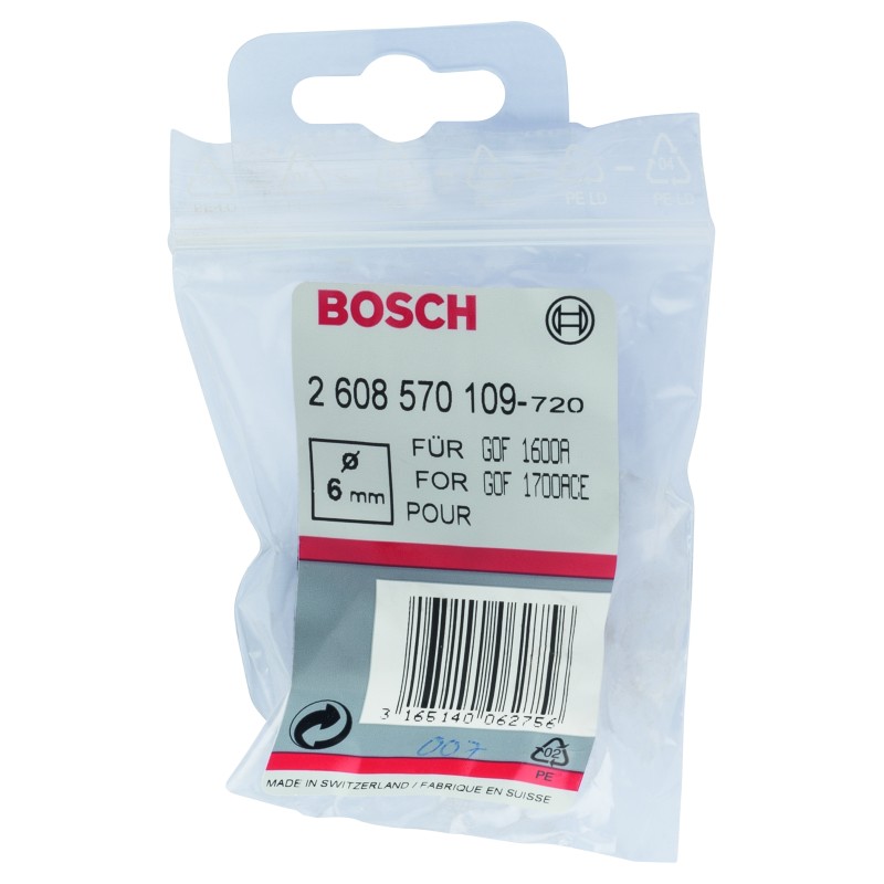 Bosch Freze Uyumlu Penset/Somun Ø6mm 27mm