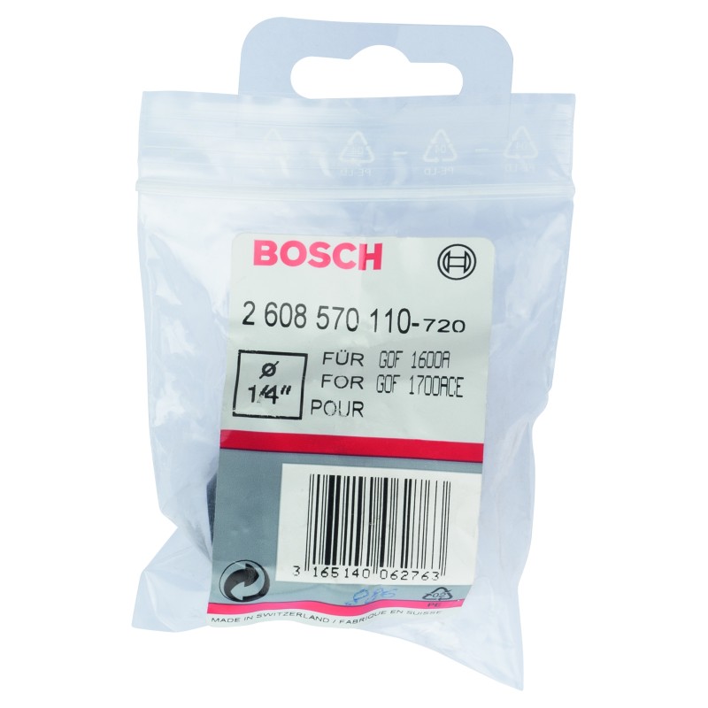 Bosch Freze Uyumlu Penset/Somun Ø1/4 27mm