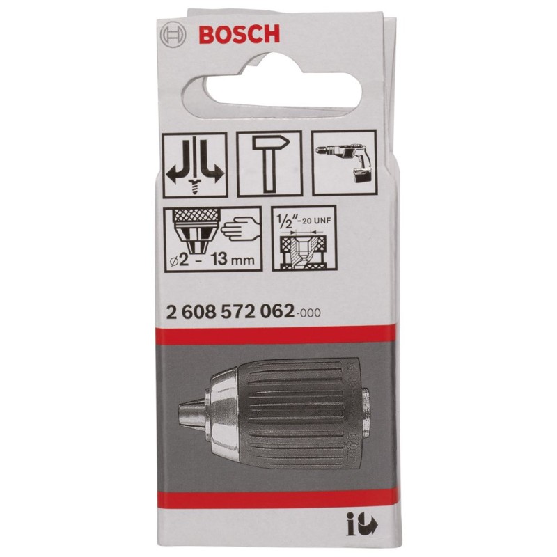 Bosch Anahtarsız Mandren ½ -20UNF>Ø1,5-13mm v1