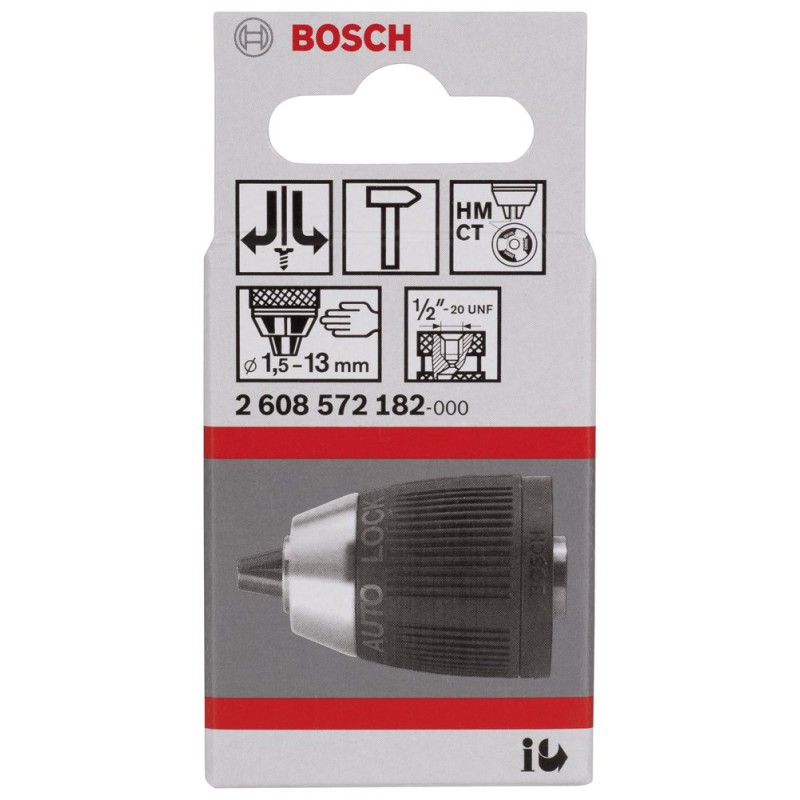 Bosch Anahtarsız Mandren ½ -20UNF>Ø1,5-13mm v4