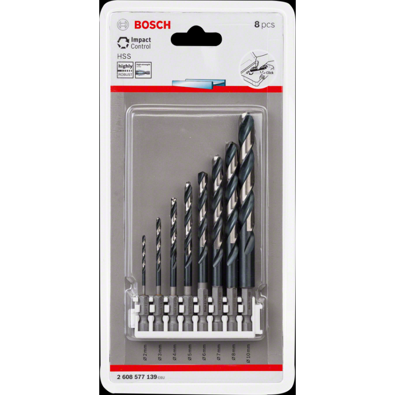 Bosch PRO Metal HSS-G Metal Matkap Ucu 8 li