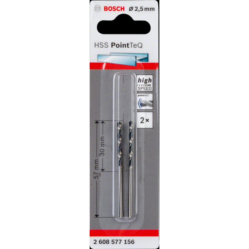 Bosch HSSPointTeQ Metal Matkap Ucu 2,5mm 2 li