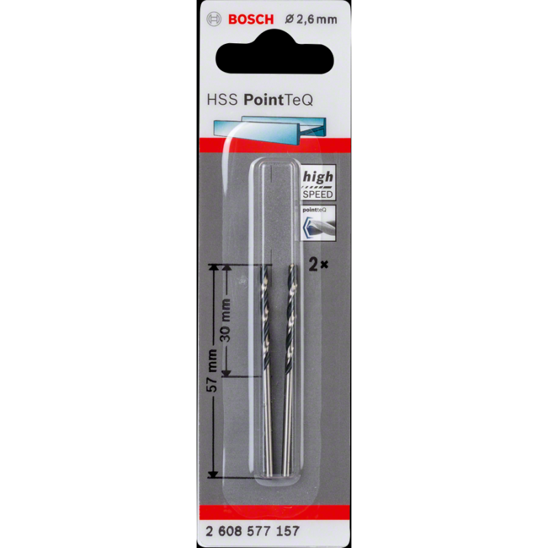Bosch HSSPointTeQ Metal Matkap Ucu 2,6mm 2 li
