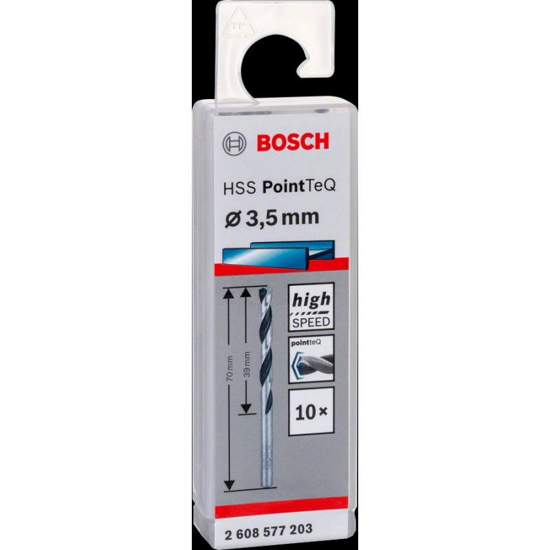 Bosch HSSPointTeQ Metal Matkap Ucu 3,5mm 10 lu