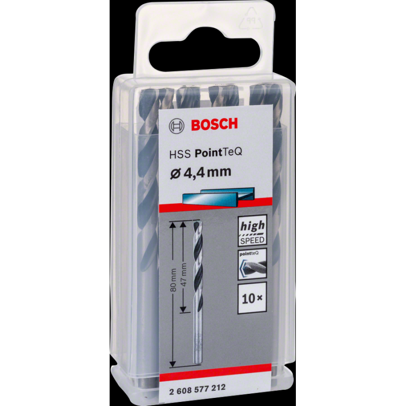 Bosch HSSPointTeQ Metal Matkap Ucu 4,4mm 10 lu