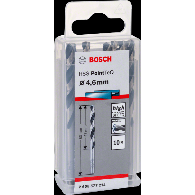 Bosch HSSPointTeQ Metal Matkap Ucu 4,6mm 10 lu