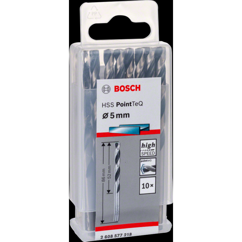 Bosch HSSPointTeQ Metal Matkap Ucu 5,0mm 10 lu