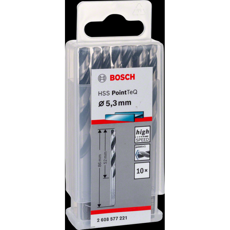 Bosch HSSPointTeQ Metal Matkap Ucu 5,3mm 10 lu