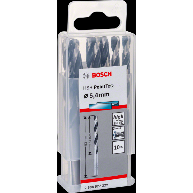 Bosch HSSPointTeQ Metal Matkap Ucu 5,4mm 10 lu
