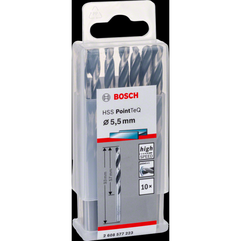 Bosch HSSPointTeQ Metal Matkap Ucu 5,5mm 10 lu