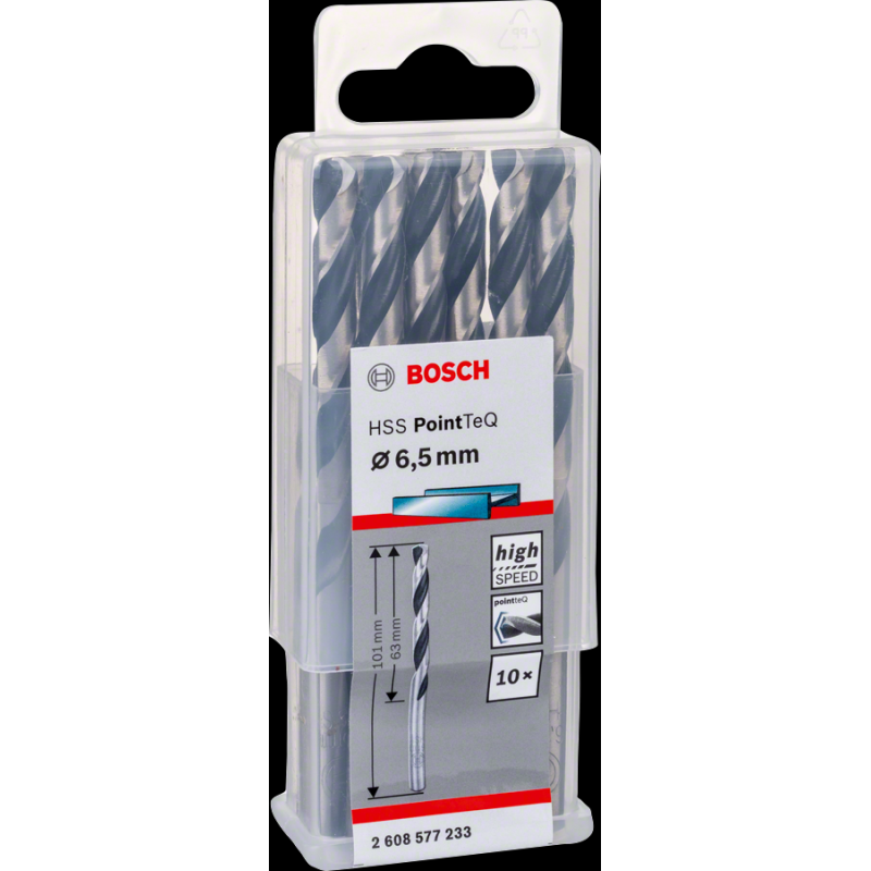 Bosch HSSPointTeQ Metal Matkap Ucu 6,5mm 10 lu