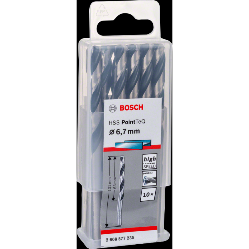 Bosch HSSPointTeQ Metal Matkap Ucu 6,7mm 10 lu