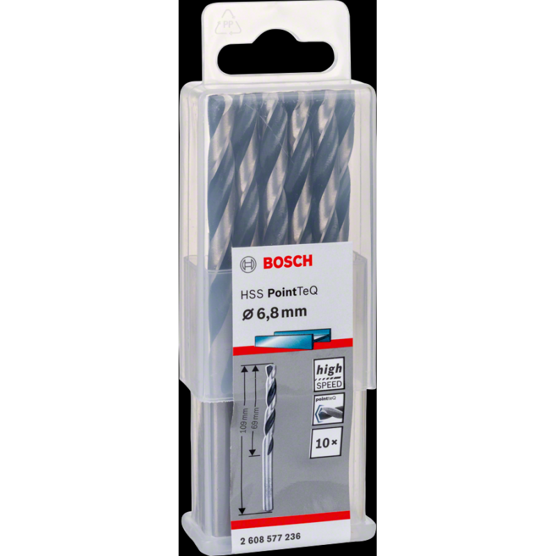 Bosch HSSPointTeQ Metal Matkap Ucu 6,8mm 10 lu
