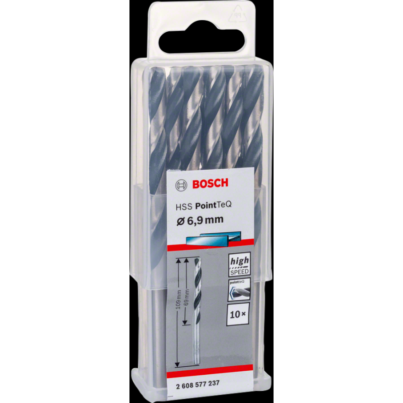 Bosch HSSPointTeQ Metal Matkap Ucu 6,9mm 10 lu