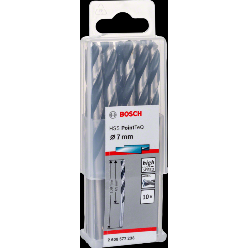 Bosch HSSPointTeQ Metal Matkap Ucu 7,0mm 10 lu