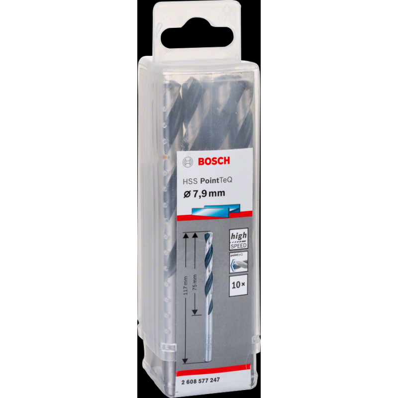 Bosch HSSPointTeQ Metal Matkap Ucu 7,9mm 10 lu