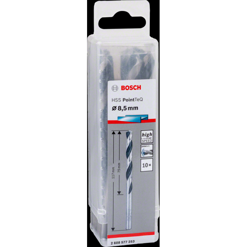 Bosch HSSPointTeQ Metal Matkap Ucu 8,5mm 10 lu
